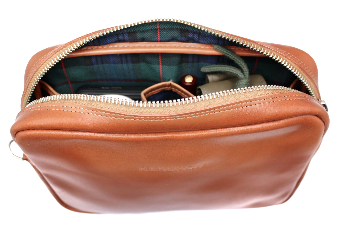 Estuche organizador de cuero premium